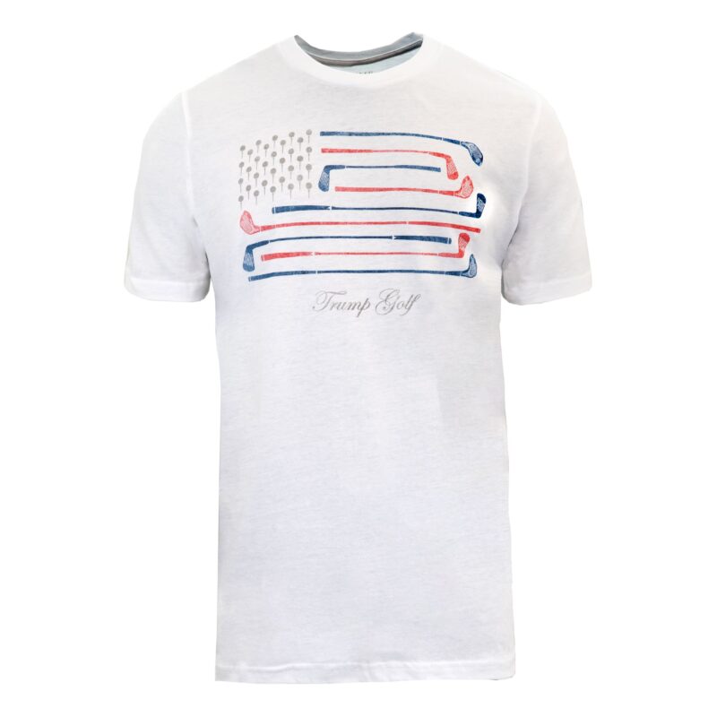 Golf Flag Tee – White