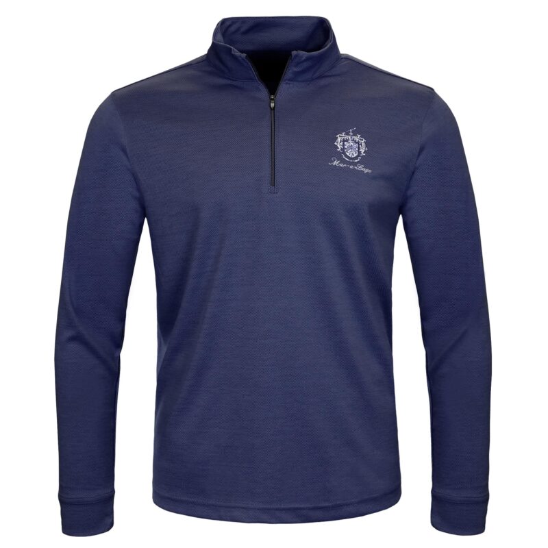 Mar a Lago Clubhouse 1 4 Zip Navy