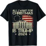 Trump Back 2024 All I Want For Christmas Is A New President T-Shirt