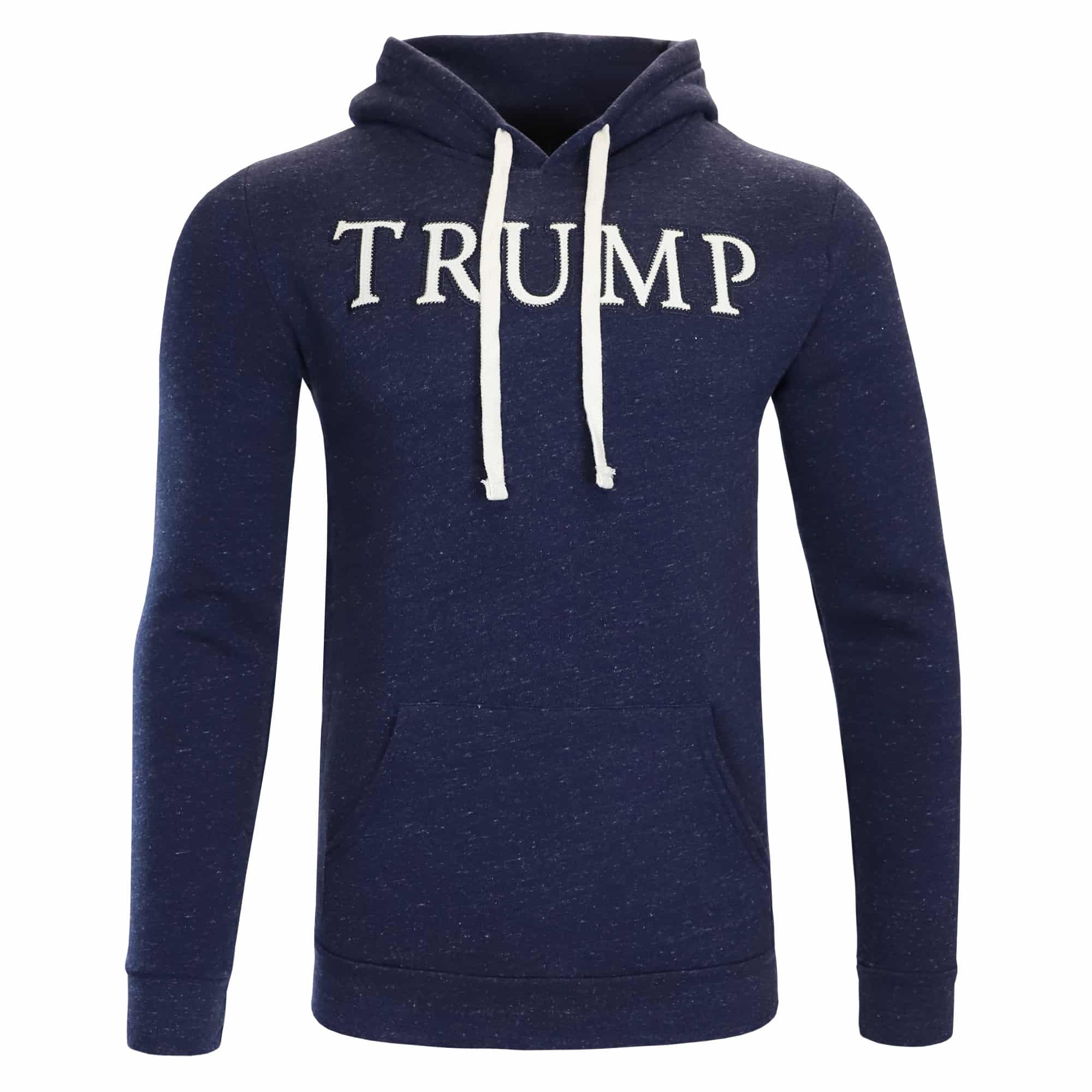 Trump Stitched Hoodie – Navy