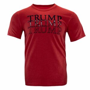 Triple Score Camo Tee – Red