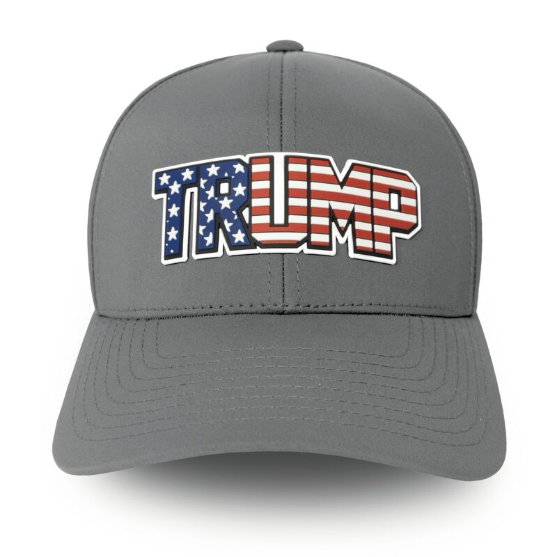 Trump Stars & Stripes Hat – Grey